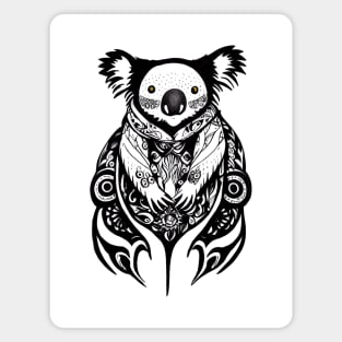 Koala Bear Wild Animal Nature Illustration Art Tattoo Magnet